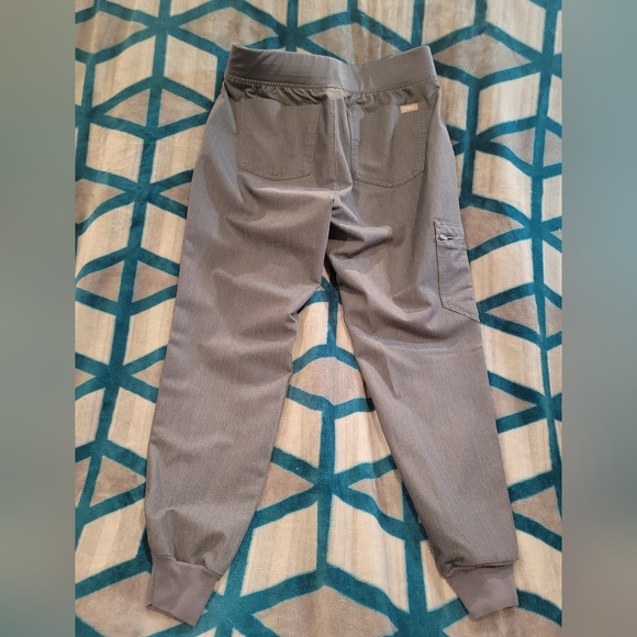 Figs Zamora Joggers size Small Petite SP Heather denim - Picture 3 of 8